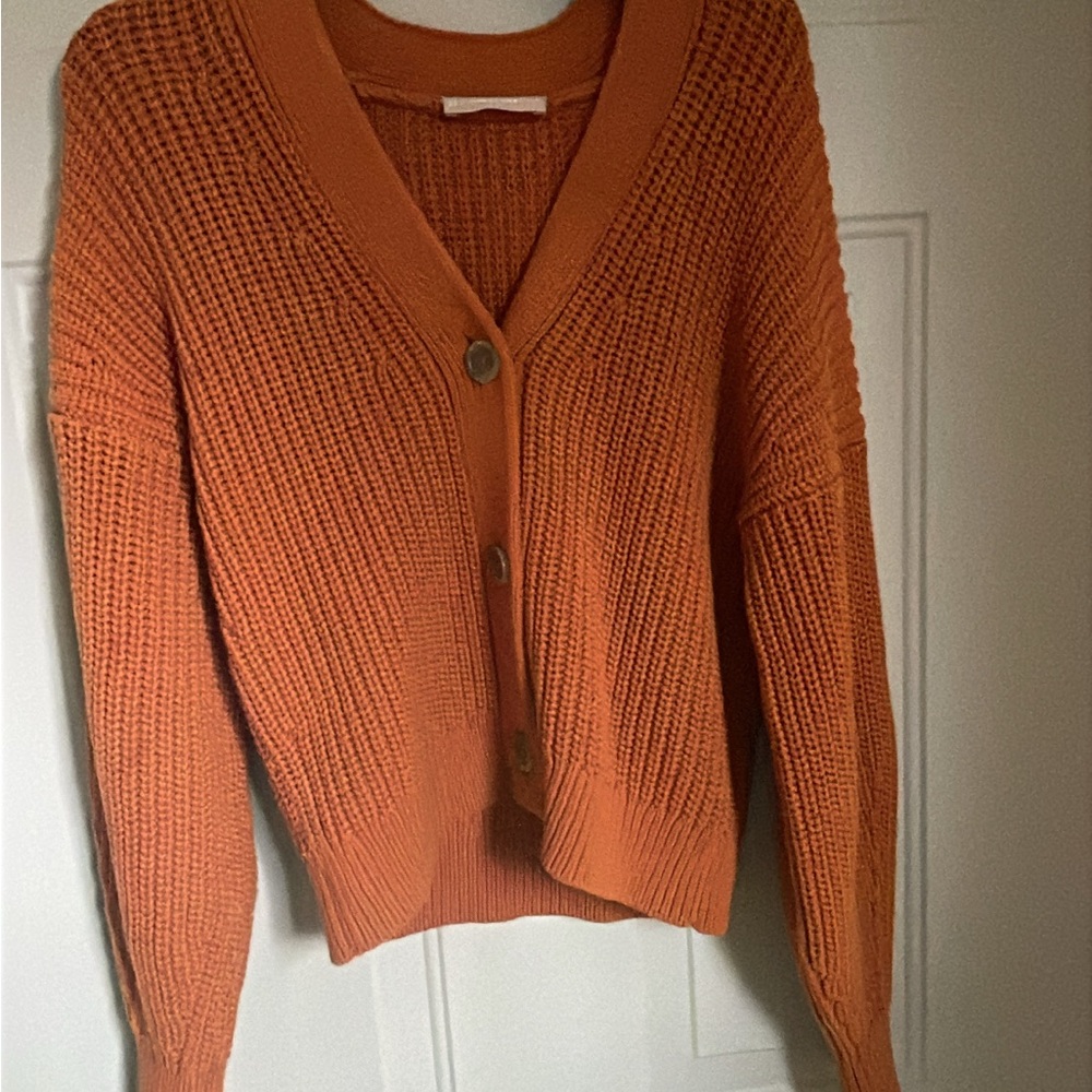 Everlane Women's Rust Cardigan Sweater